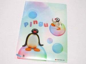 ■ピングー PINGU クリアファイル　ノベルティ　住友生命 (非売品)①■