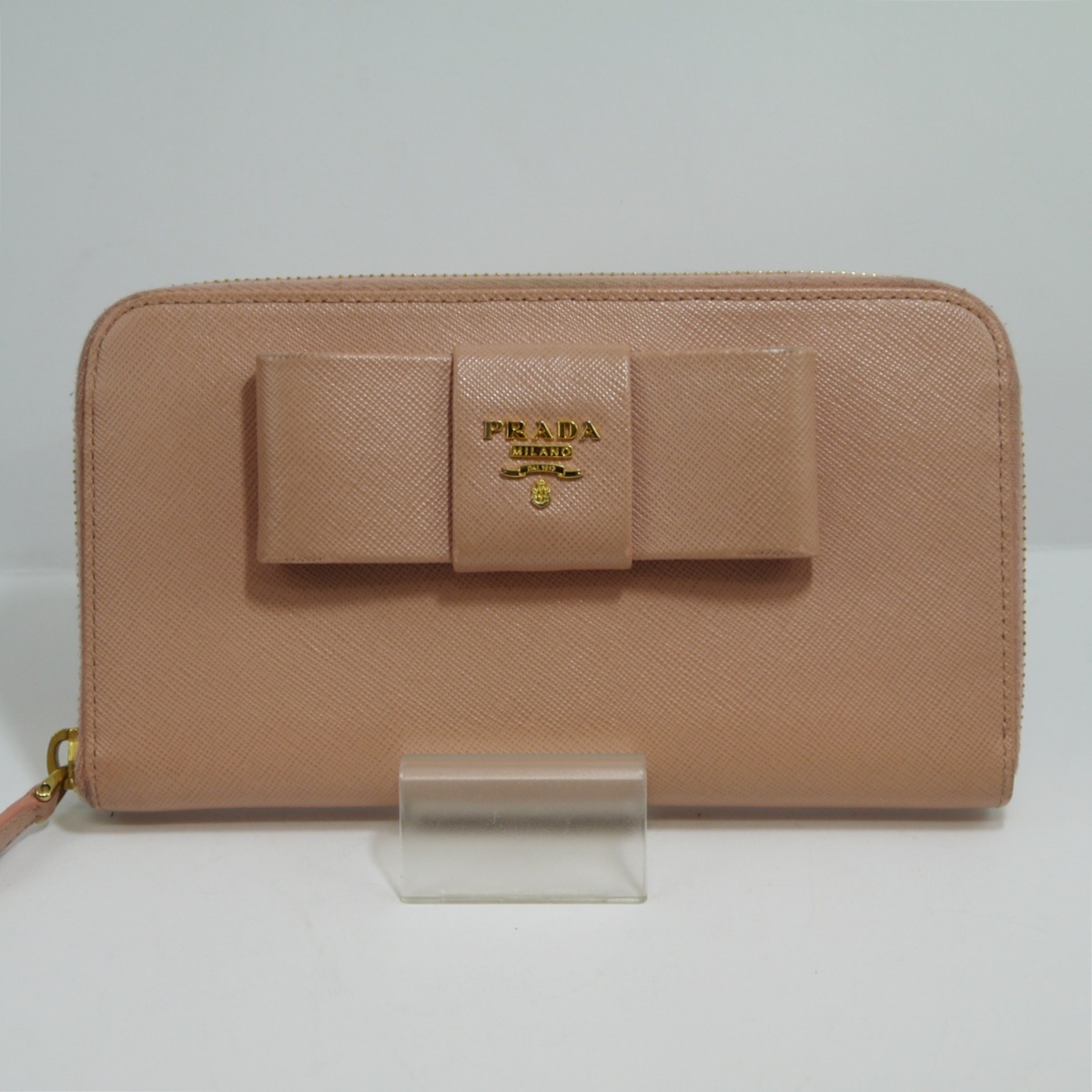 ヤフオク! -prada 財布 ピンクの中古品・新品・未使用品一覧