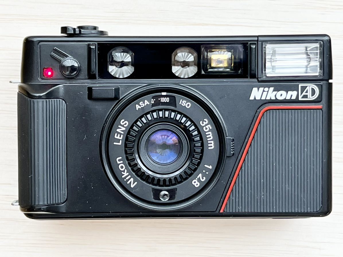 完動品】Nikon L35 AD ISO 1000フィルムカメラ コンパクト-