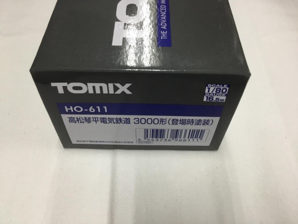 TOMIX HO-611 高松琴平電気鉄道 3000形(登場時塗装)