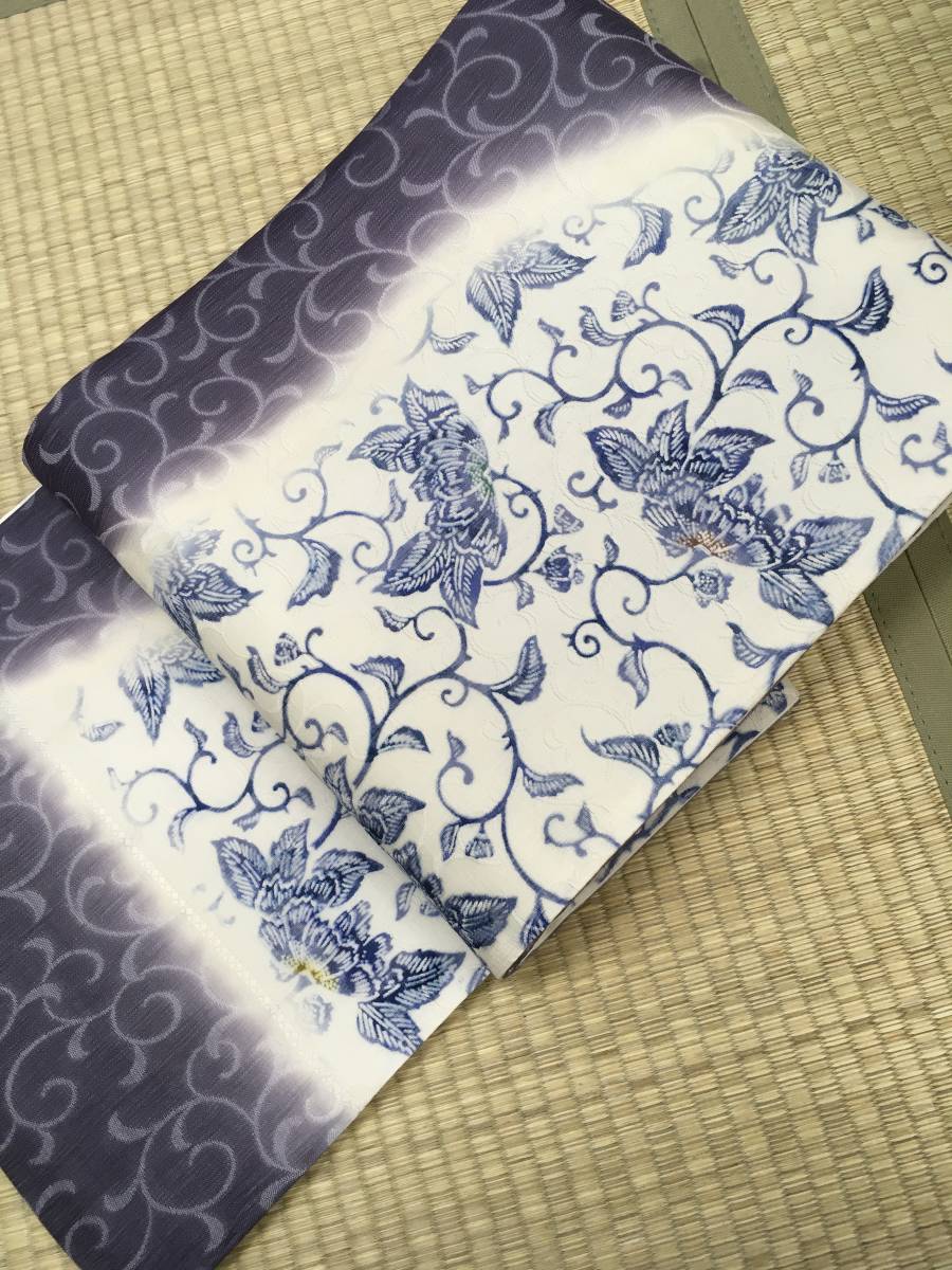 京紅型染袋帯 新品 未仕立て品 浴衣/水着 着物 sarcedoimoveis.com.br