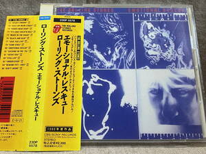 THE ROLLING STONES - EMOTIONAL RESCUE 23DP5578 旧規格 日本盤 帯付