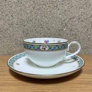 【NORITAKE】カップ&ソーサー1客 花柄 金彩 日本製