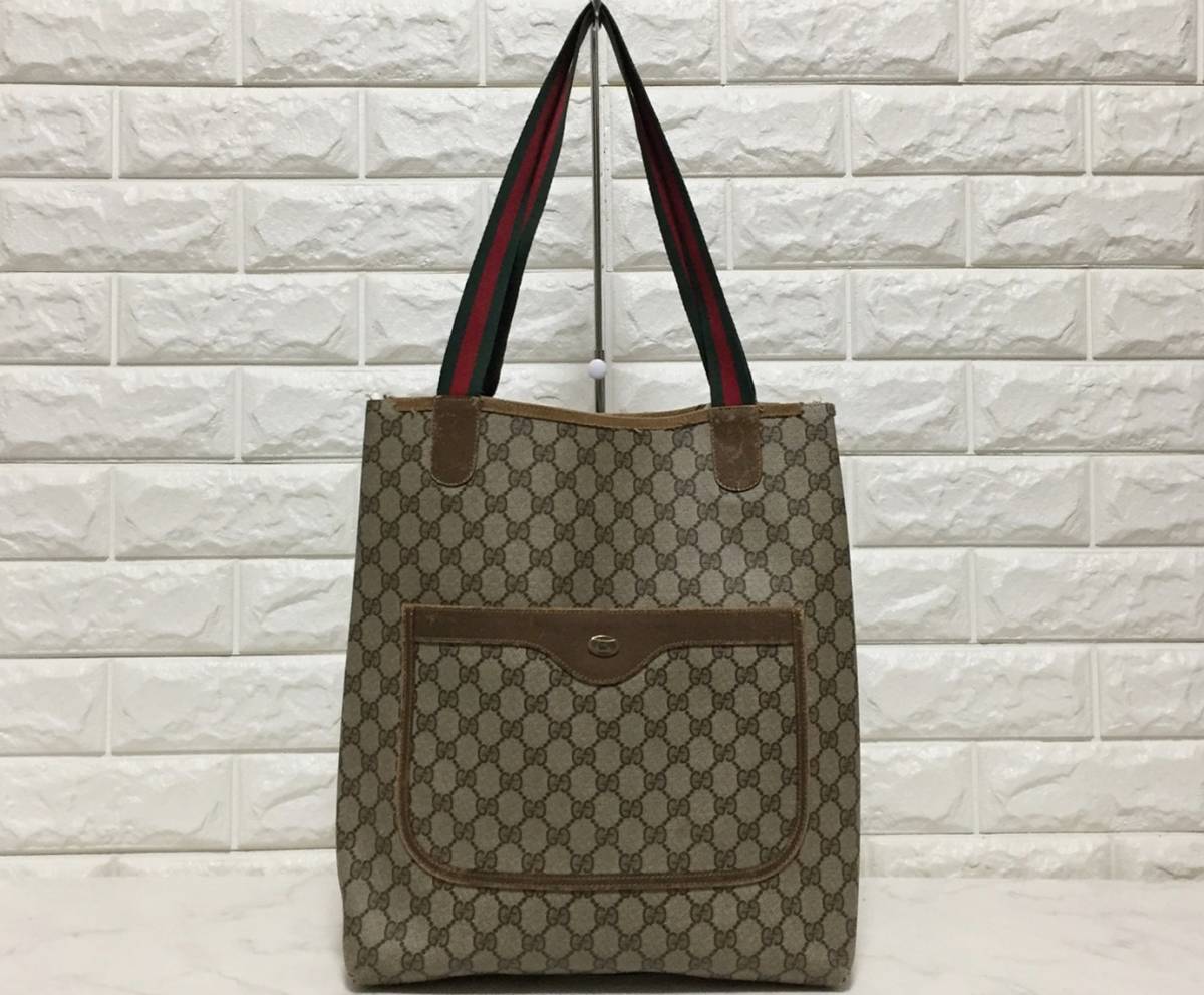 ヤフオク! -オールドグッチ トートバッグの中古品・新品・未使用品一覧