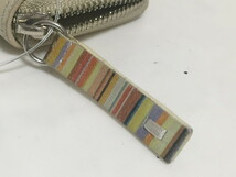 no11855 Paul Smith ポールスミス PVC 4連 キーケース キーホルダー_画像6