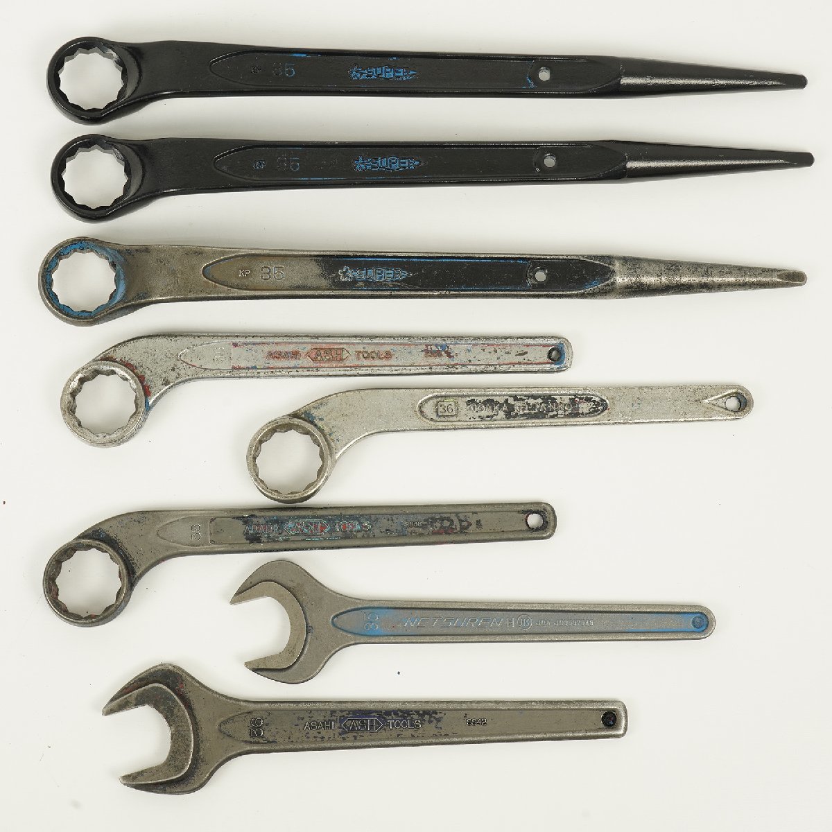 スイーツ柄 ブルー ASH 片口メガネレンチ70mm RS0070 | doppocucina.com.br