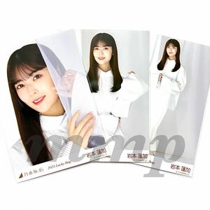 《乃木坂46》公式グッズ 生写真 3枚 コンプ　岩本蓮加　2023 luckybag 福袋 カレンダー衣装 ヨリチュウヒキ　レア B