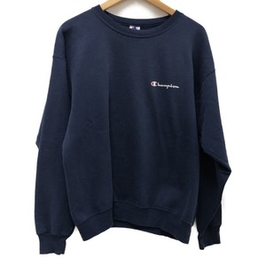 □□ 90s Champion メンズ衣料 スウェット メキシコ製 SIZE L ネイビー やや傷や汚れあり