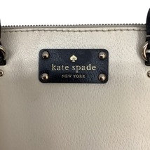 ♪♪ Kate Spade ケイトスペード 2WAYバッグ ハンドバッグ ショルダーバッグ ホワイト×ブラック やや傷や汚れあり_画像7