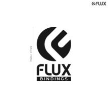 【FLUX】フラックス★09★ダイカットステッカー★切抜きステッカー★5.0インチ★12.7cm_画像1