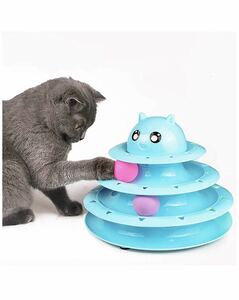  cat toy cat ball rotation .... tower playing tool pet accessories -stroke less 