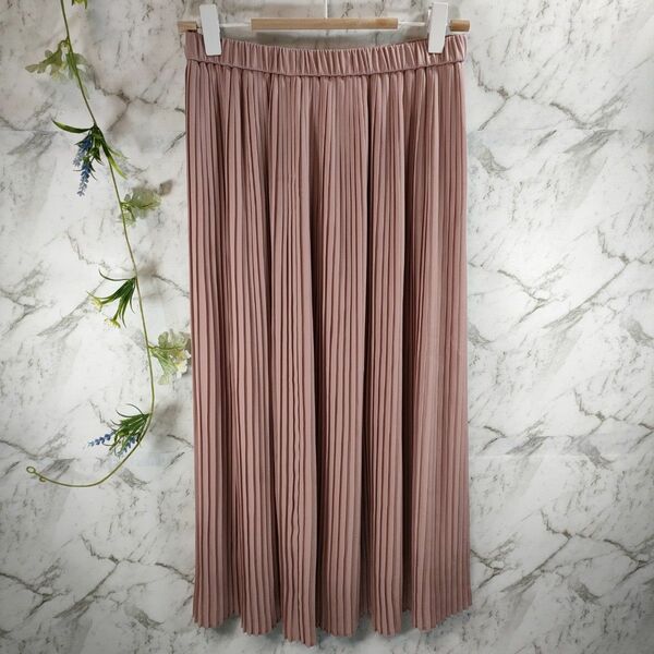 UNIQLOユニクロ ロングスカート　プリーツ　Sサイズ　綺麗　可愛い　ピンク　オシャレ　値下げOK