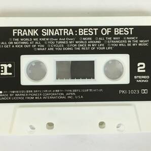 ■□O448 FRANK SINATRA フランク・シナトラ BEST OF BEST ベスト・オブ・ベスト カセットテープ□■の画像7