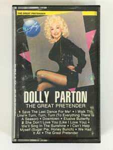 ■□O417 DOLLY PARTON ドリー・パートン THE GREAT PRETENDER ラスト・ダンスは私に カセットテープ□■