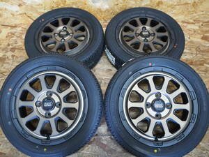 新品☆軽キャンピングカーにお勧め☆MAD CROSS ブロンズ JWL-T パラダ 165/55R14 95/93N VAN規格対応 キャリー アトレー ハイゼット