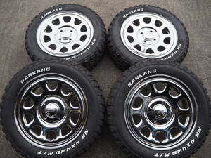 ☆新品☆在庫限り リフトアップ 4X4カスタム デイトナ クローム マッド M/T 165/65R14 ホワイトレター 軽トラ 軽バン ハイゼット キャリィ