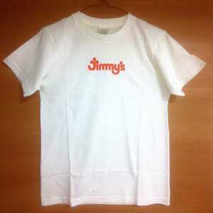 《1点のみ 販売終了 旧品 オレンジロゴ 沖縄 ジミー Tシャツ 150 cm 女性Sサイズ》 Jimmy's エコバッグ ジャーマン ケーキ ユニオン A&W