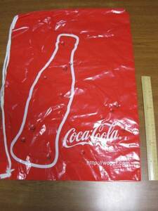 【1枚】稀少販促非売品コカ・コーラCoca Cola♪紐付ビニールバッグ/海に!山に!プールに！/coke激レアグッズ多数出品中！同梱発送大歓迎！