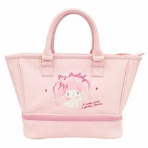 ★マイメロディ キュートフラワー マルチ トートバッグ 2層タイプ 保冷機能有 My Melody ミニトート/カートポーチ★_画像1