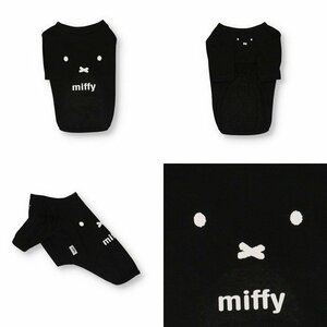 【Mサイズ】限定 ミッフィー 公式 フェイス Tシャツ ブラック 黒 犬服 ペット服 オランダ 絵本 Official Licensed Miffy Face Tee