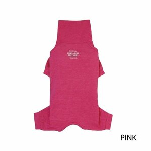 【3Lサイズ】 MANDARINE BROTHERS マンダリンブラザーズ スキンタイトスーツ ピンク ロンパース 犬服 SKIN TIGHT SUIT PINK