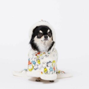 【Mサイズ】ピーナッツ スヌーピー 着る毛布 ブランケット 犬服 ドッグウェア 冬服 PEANUTS SNOOPY Wearable Blanket