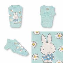 【Lサイズ】限定 ミッフィー 公式 フラワー Tシャツ サックス ブルー 花柄 犬服 ペット服 絵本 Official Licensed Miffy Flower Tee_画像3