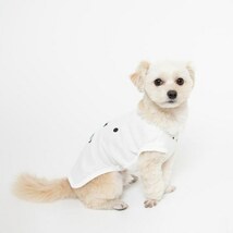 【Mサイズ】限定 ミッフィー 公式 メッシュ フェイス Tシャツ ホワイト 白 犬服 ペット服 夏服 Official Licensed Miffy Mesh Face Tshirt_画像7