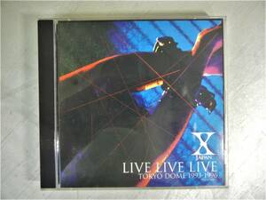 ★X JAPAN ★　CD　2枚組 ■LIVE LIVE LIVE TOKYO DOME 1993-1996■　PROLOGUE/ENDLESS RAIN…他、全19曲 　下記に楽曲詳細あり 【中古】