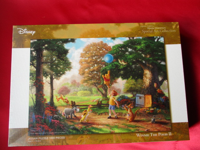 Thomas Kinkade WINNIE THE POOH II Winnie the Pooh 1000 piece jigsaw puzzle unopened item, toy, game, puzzle, jigsaw puzzle