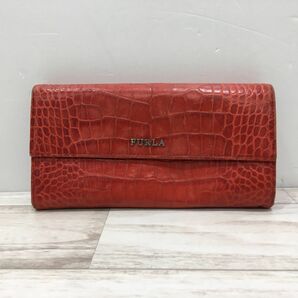 FURLA フルラ 長財布 レッド [L9602]の画像1