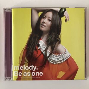 B10451　CD（中古）Be as one(期間限定生産盤)(DVD付)　melody