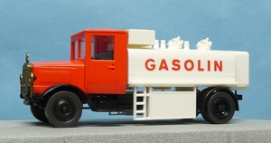  takkyubin (home delivery service) compact shipping 1/87 ROSKOPF 36201 MB RBG L5 4 wheel tank lorry GASOLINE used * present condition *1.