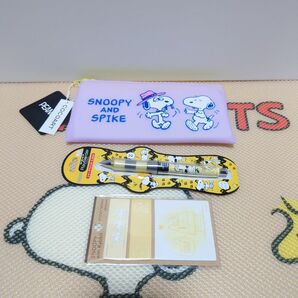 スヌーピー 文具3点セット シャーペン ペンポーチ スティッキーメモ ふせん PEANUTS