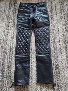 未使用　WEST RIDE COMFORMAX PADD PANTS LEATHER ウエストライド コンフォマックス パッド レザー パンツ キルティング パデッド サイズ28