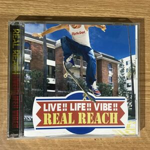 (B317)帯付 中古CD150円 REAL REACH LIVE!!LIFE!!VIBE!!