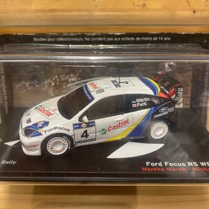 1/43 デアゴスティーニ　ラリーカーコレクション　フォード　フォーカス　RS WRC 03 #4 2003