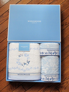  new goods unused WEDGWOOD Wedgwood towel 3 pieces set bath towel 1 sheets face towel 1 sheets woshu towel 1 sheets 
