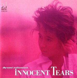 【中古】[528] CD 中村あゆみ INNOCENT TEARS 1枚組 イノセントティアーズ 背中に書いたメッセージ 32HD-7011