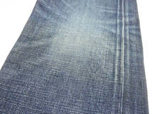 送料無料!!　レア　廃盤　濃紺　Levis　リーバイス　LV707-03 0405　ブーツカット　フレア　加工　デニム　ジーンズ　28　W約73CM　日本製_画像8