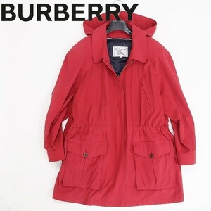  Vintage *BURBERRYS Burberry шерсть подкладка есть хлопок f- dead пальто красный 9AR