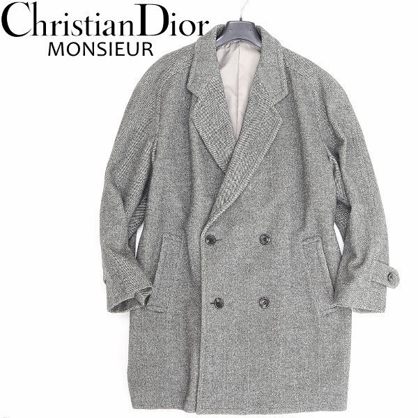美品 Christian Dior MONSIEUR ロング チェスターコート チェスターコート 在庫処分で特価