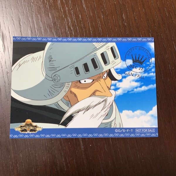 ワンピース 白ひげ 白髭 カード 写真 フォト 麦わらストア 非売品 ルフィ