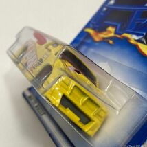 【未開封/送料230円】Hot Wheels 2001 No.201 SUPER TUNED / ホットウィール スーパーチューンド 黄色／イエロー HTW2205-201 /1_画像2