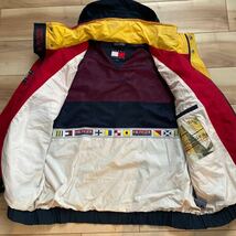 【レア】1990s TOMMY HILFIGER SAILING GEAR 44/840 トミーヒルフィガー セーリングギア セーリング ジャケット M オールドTOMMY VINTAGE_画像3