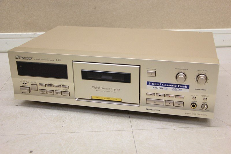 PIONEER T-D7 高品質 3ヘッドカセットデッキ 【おしゃれ】 www