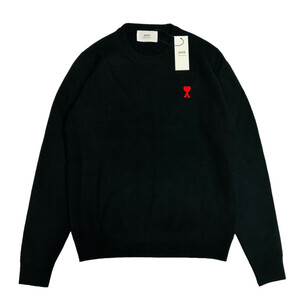 Новый Size Ami Александр Маттюсси логотип шерстяной свитер 51988 Эми Париж