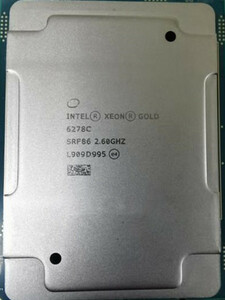 Intel Xeon Gold 6278C SRF86 26C 2.6GHz 3.3/3.5GHz 35.75MB 185W LGA3647 DDR4-2933