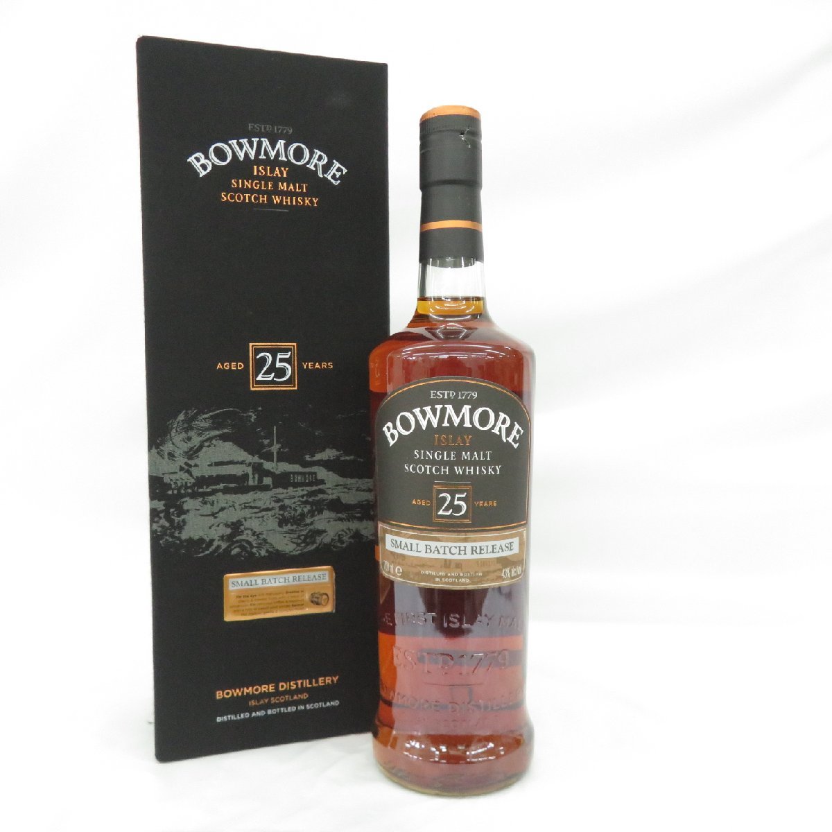 未開栓 BOWMORE ボウモア 25年 スモールバッチリリース ウイスキー