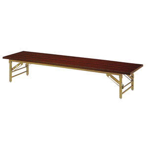 会議テーブル　座卓　ロータイプ　ミーティングテーブル　折りたたみテーブル　YKZ1845　ローズ　180x45cm　新品未使用品